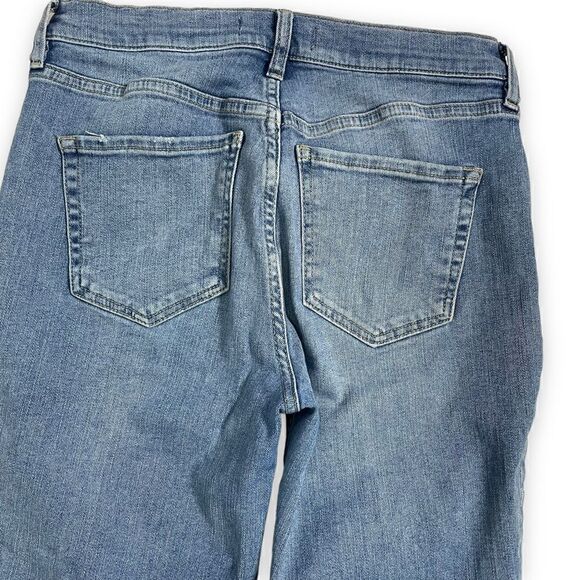 We the Free People Fringe Hem Jeans Distressed Skinny - Picture 9 of 11